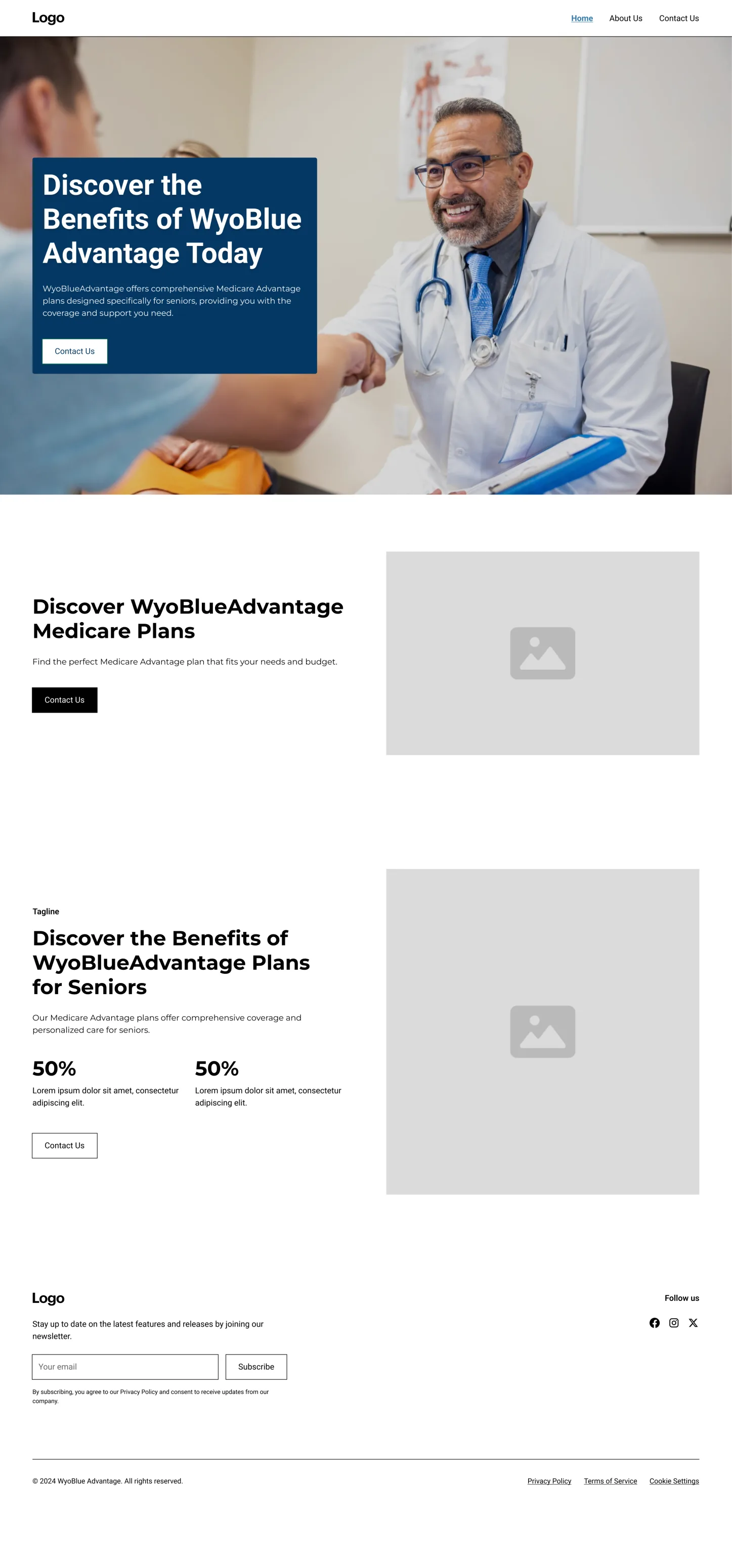 BCBSWY WyoBlue Advantage PPO Website workflow