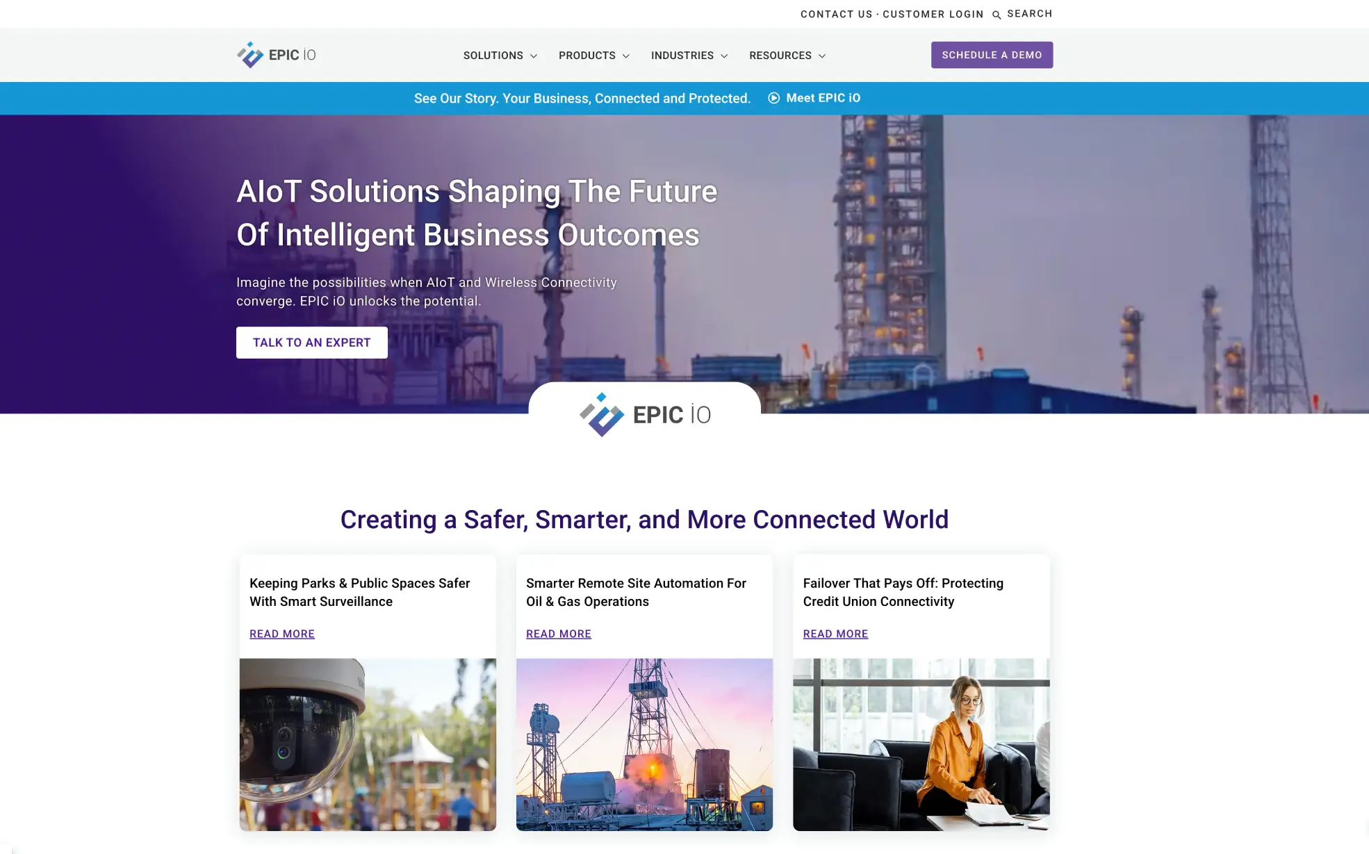EPIC iO — Corporate Website Migration & Redesign