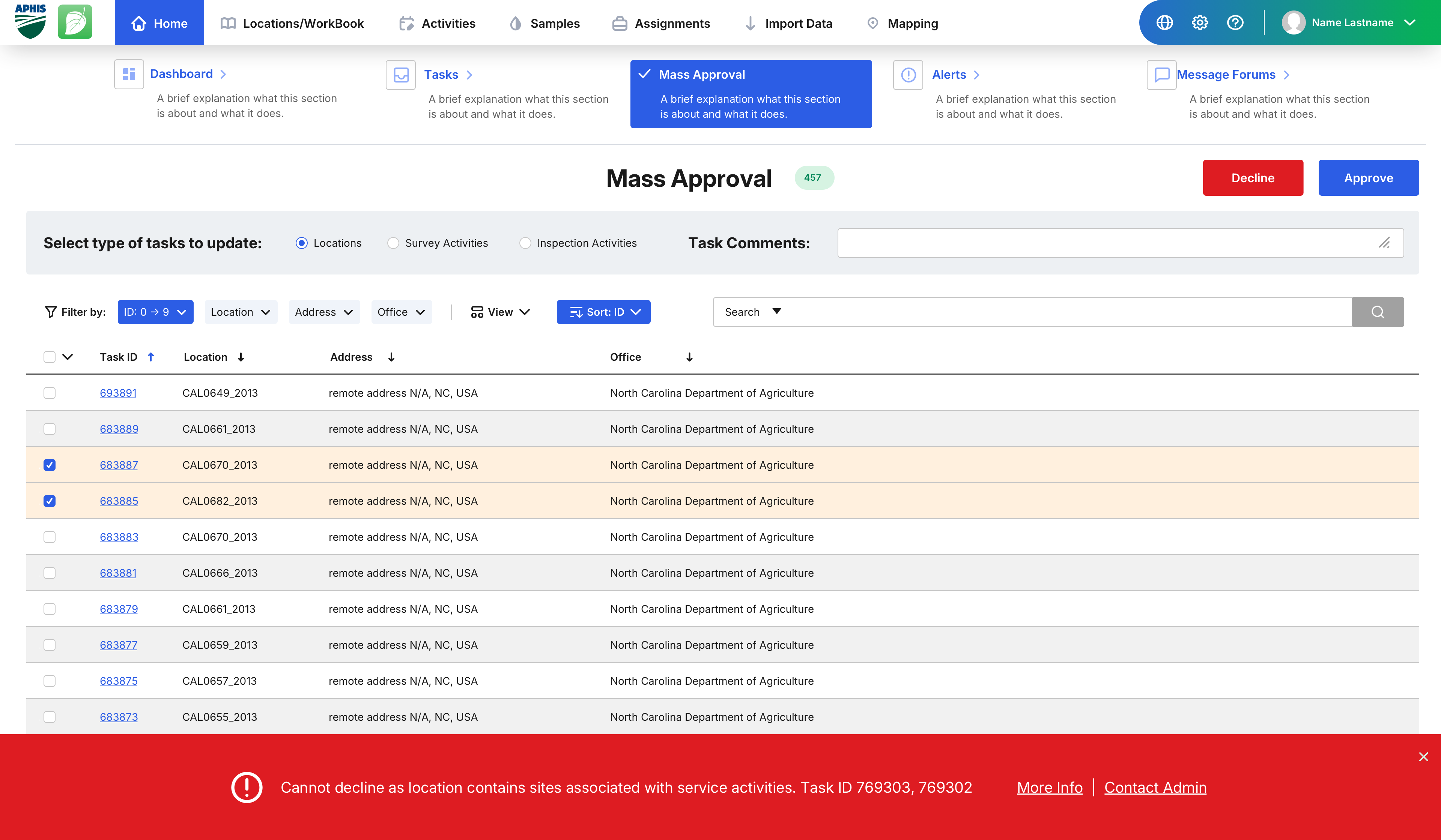 USDA APHIS-IPHIS Case Study
