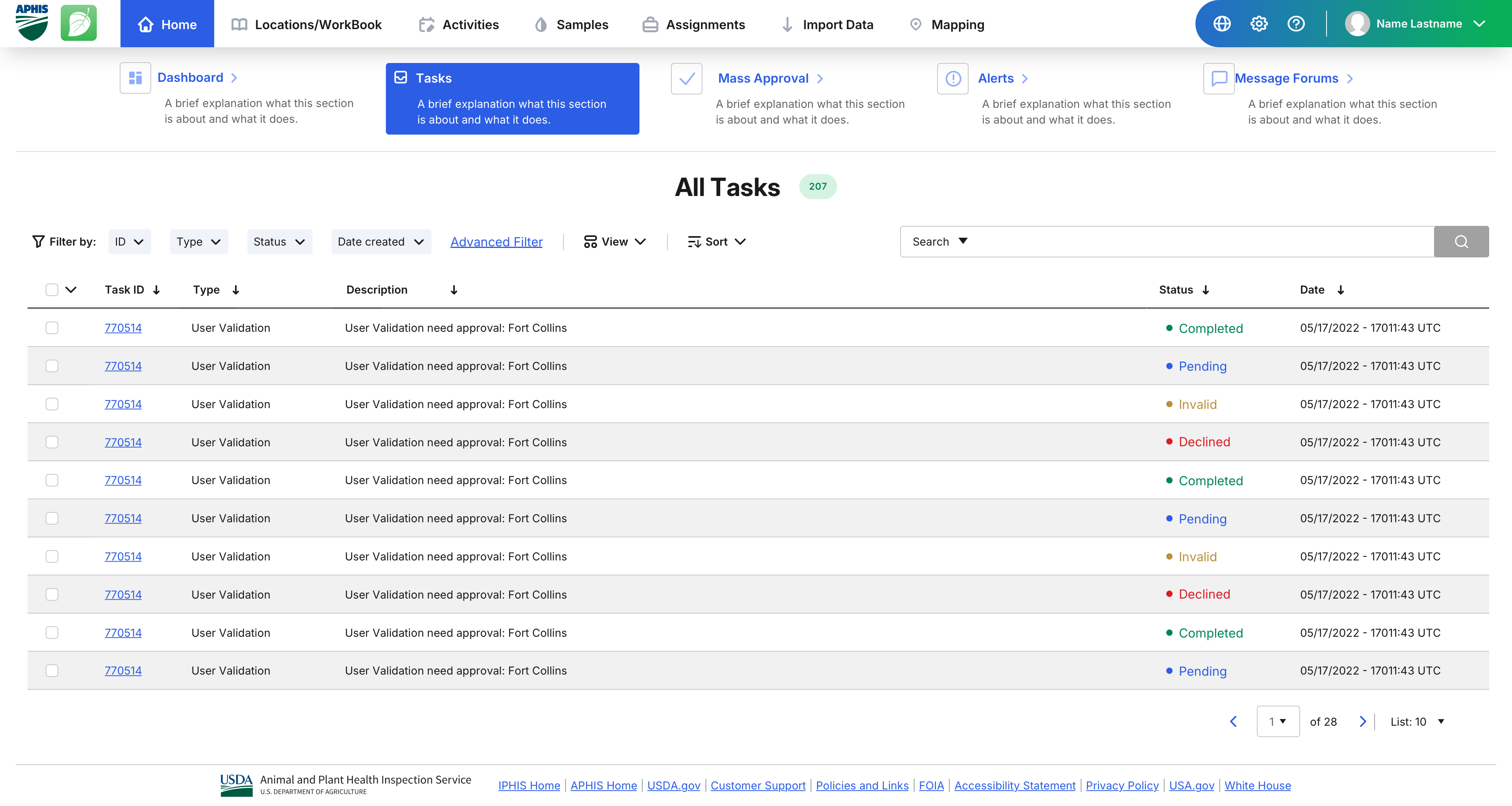 USDA APHIS-IPHIS Case Study