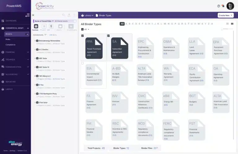 PowerTrack Asset Management System Library Binders Design